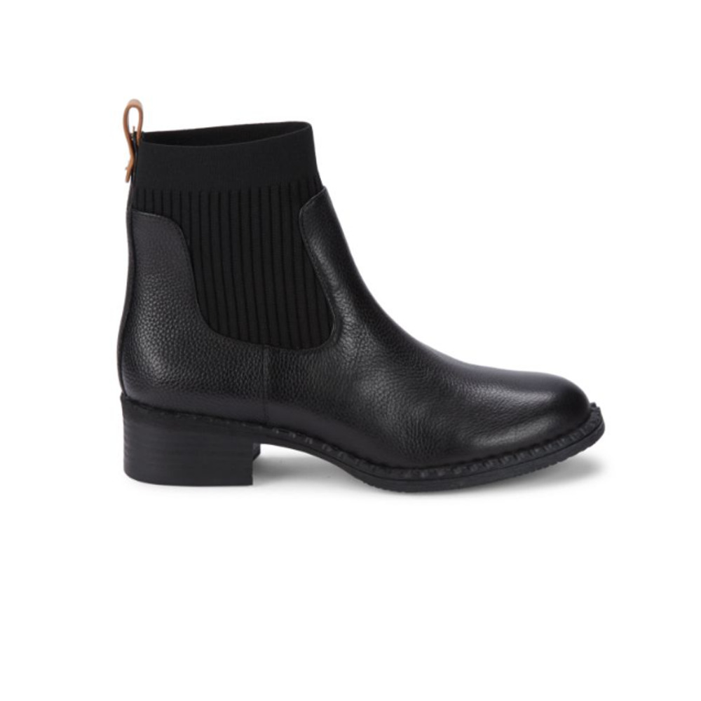 Gentle Souls Emmie Chelsea Boots Women's SZ 8.5 Black Leather Ankle Booties New - Picture 1 of 8